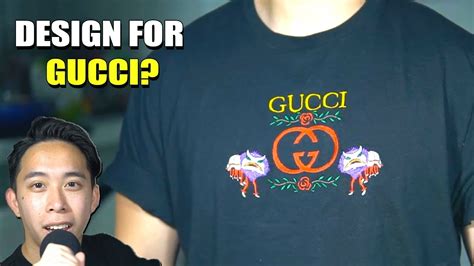 If I could design for GUCCI (DIY GUCCI T